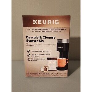 Keurig Descale and Cleanse Starter Kit for Keurig Brewers Cleaning Care Odorless